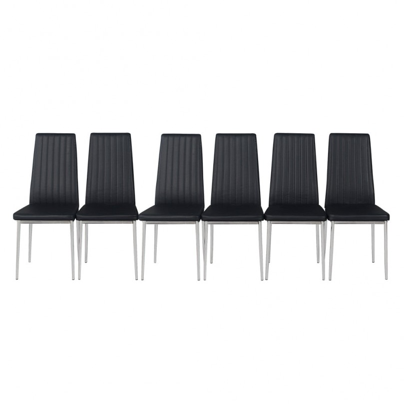 Era Leather Dining Chairs Set of 6 - Custom Alt by Opencart SEO Pack PRO