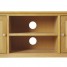 Large Solid Oak TV Stand Unit with Double Doors and Shelves Large Solid Oak TV Stand Unit with Double Doors and Shelves