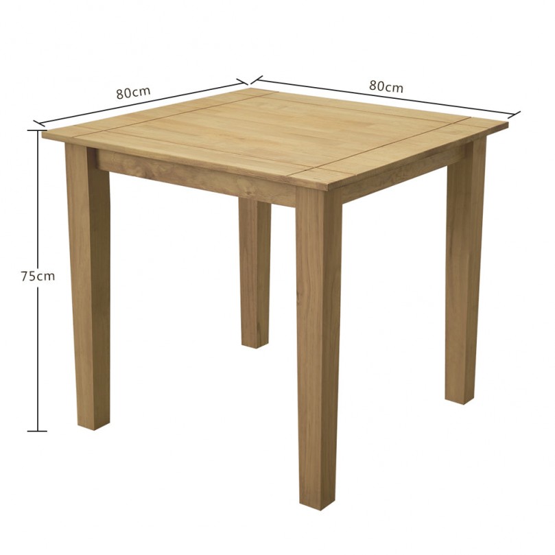 Endura Oak Dining Table Sets with 2 Chairs - Custom Alt by Opencart SEO Pack PRO