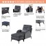 Modern Velvet Chaise Lounge in Grey - Custom Alt by Opencart SEO Pack PRO