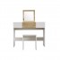 Modern Dressing Table Set with Flip-up Mirror Wood Makeup Table Vanity Console Dresser with Stool Bedroom Furniture Girls Gift Modern Dressing Table Set with Flip-up Mirror Wood Makeup Table Vanity Console Dresser with Stool Bedroom Furniture Girls Gift