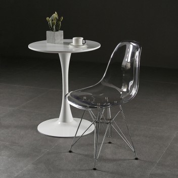Clear Ghost Dining Chair Set of 2/4