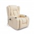 Faux Leather Armchair with Massage