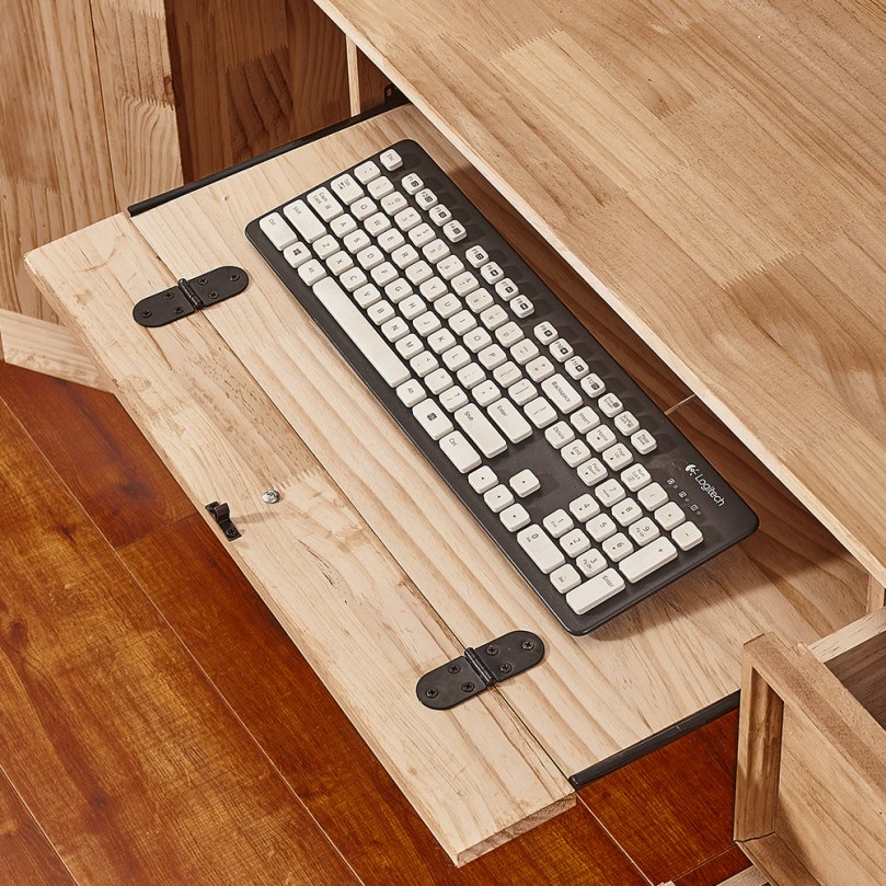 Circlebite Solid Pine Computer Desk - Custom Alt by Opencart SEO Pack PRO