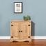 Light Oak Sideboard 2 Door Solid Wood Cabinet