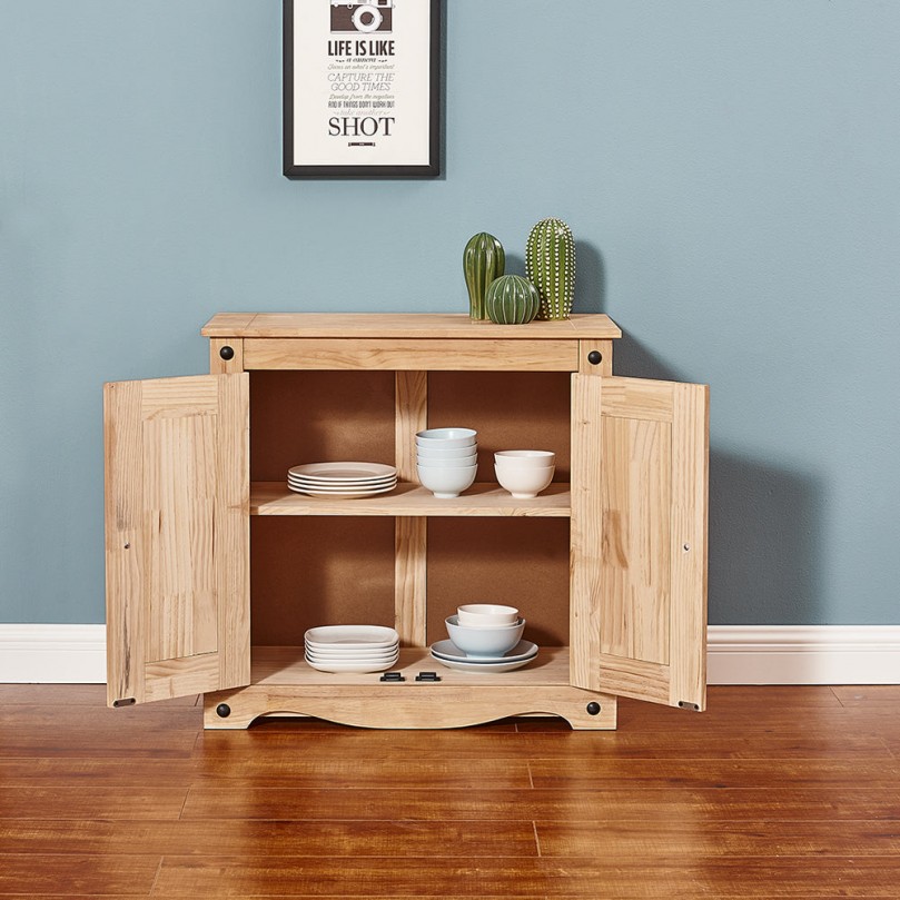 Light Oak Sideboard 2 Door Solid Wood Cabinet Light Oak Sideboard 2 Door Solid Wood Cabinet