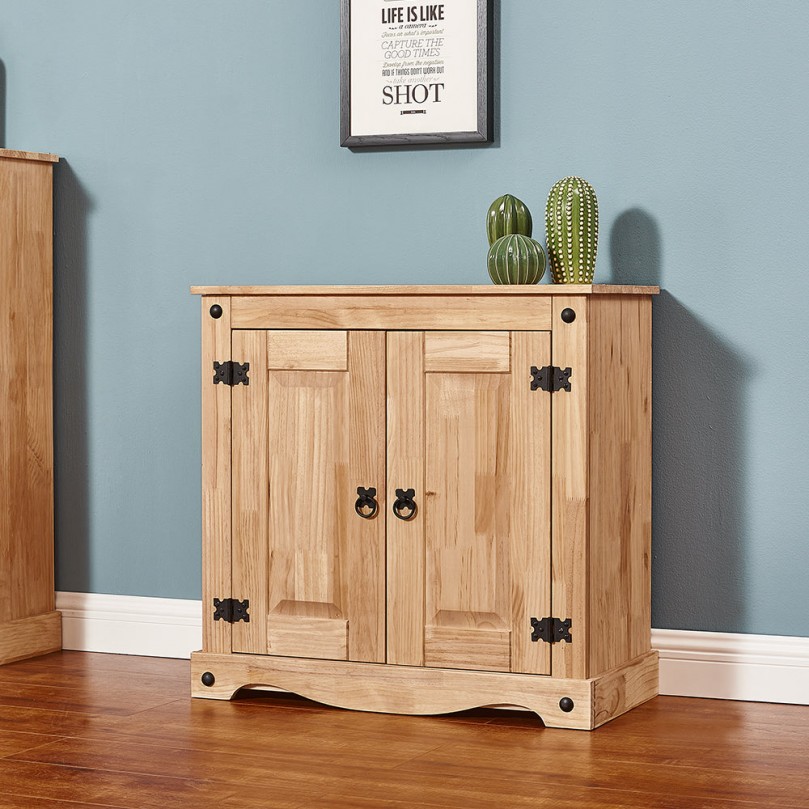 Light Oak Sideboard 2 Door Solid Wood Cabinet Light Oak Sideboard 2 Door Solid Wood Cabinet