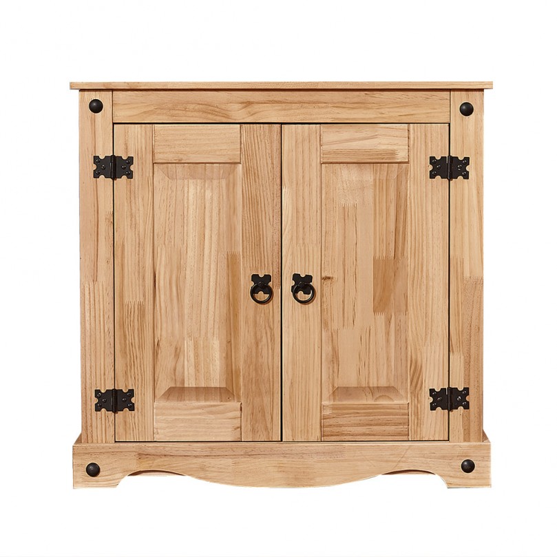 Light Oak Sideboard 2 Door Solid Wood Cabinet Light Oak Sideboard 2 Door Solid Wood Cabinet
