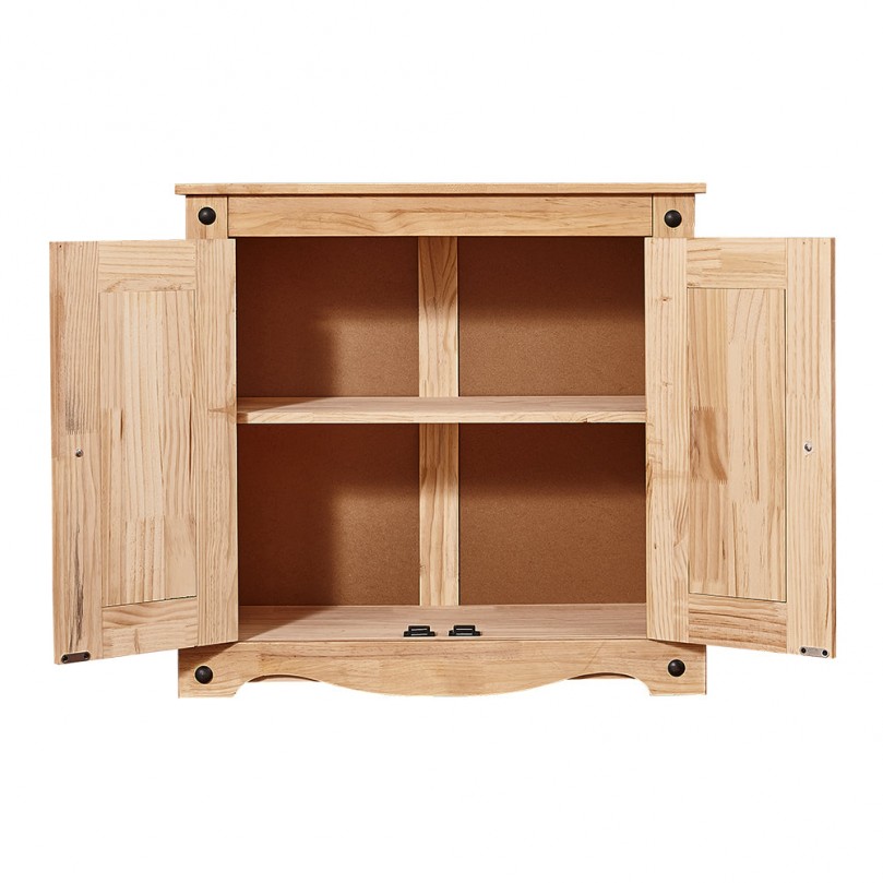 Light Oak Sideboard 2 Door Solid Wood Cabinet Light Oak Sideboard 2 Door Solid Wood Cabinet