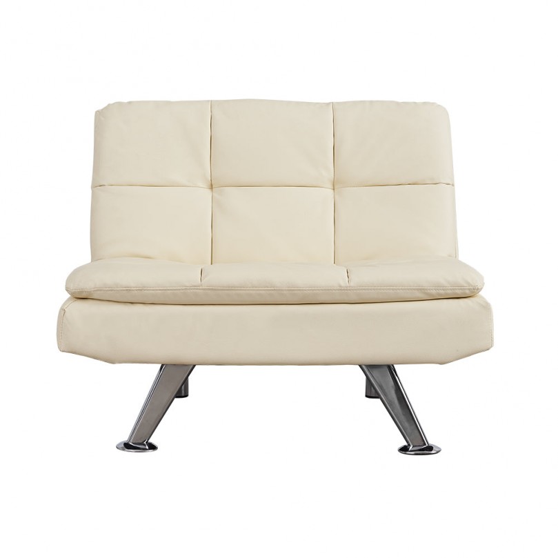 Fabric Single Click Clack Flat Sofa Chair