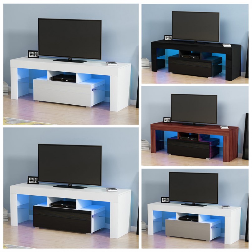 Regency TV Stand with LED Light - Custom Alt by Opencart SEO Pack PRO