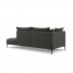 Panana Recamiere sofa bed 2 seat grey JSJ Panana Recamiere sofa bed 2 seat grey JSJ