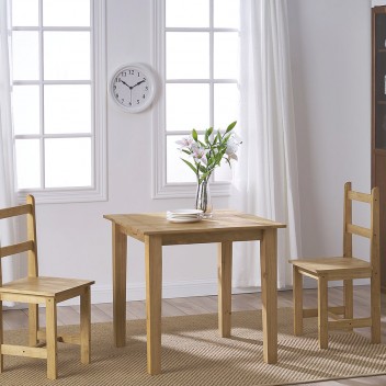 Endura Oak Dining Table Sets with 2 Chairs
