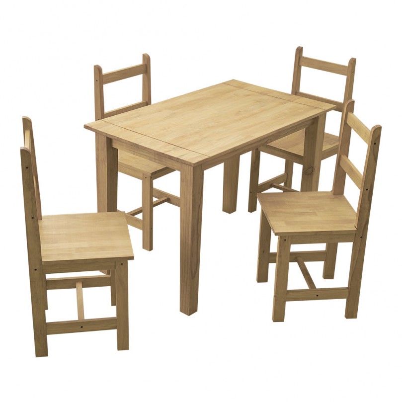 Parker Dining Table and Chairs Set of 4 - Custom Alt by Opencart SEO Pack PRO
