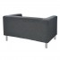 Linen 2 Seater Sofa Chair Linen 2 Seater Sofa Chair