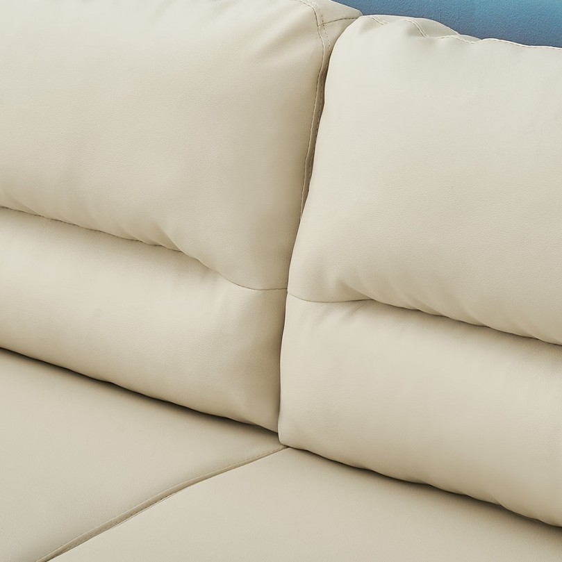 Sharan 3 Seater Faux Leather Sofa Sharan 3 Seater Faux Leather Sofa