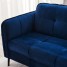 2 Seater Linen Sofa, Button Loveseat 2 Seater Linen Sofa, Button Loveseat