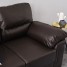 Sharan 3 Seater Faux Leather Sofa