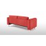 Grey 3 Seater Fabric Sofa with Electroplated Feet Grey 3 Seater Fabric Sofa with Electroplated Feet