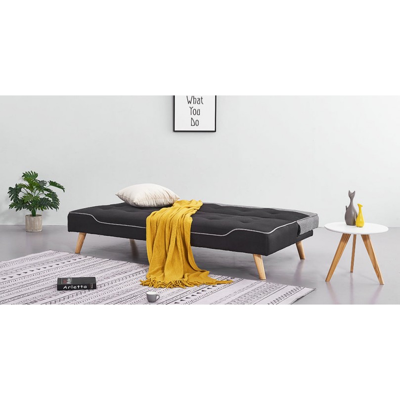 Black Fabric Recliner Sofa Bed Black Fabric Recliner Sofa Bed