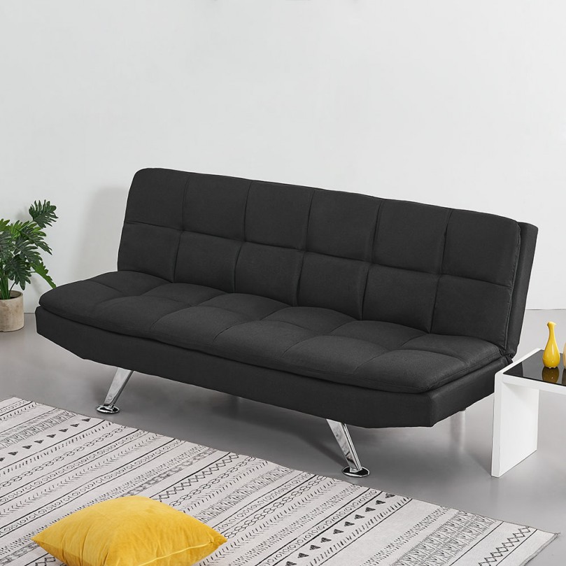 Velvet Grey 3 Seater Couch