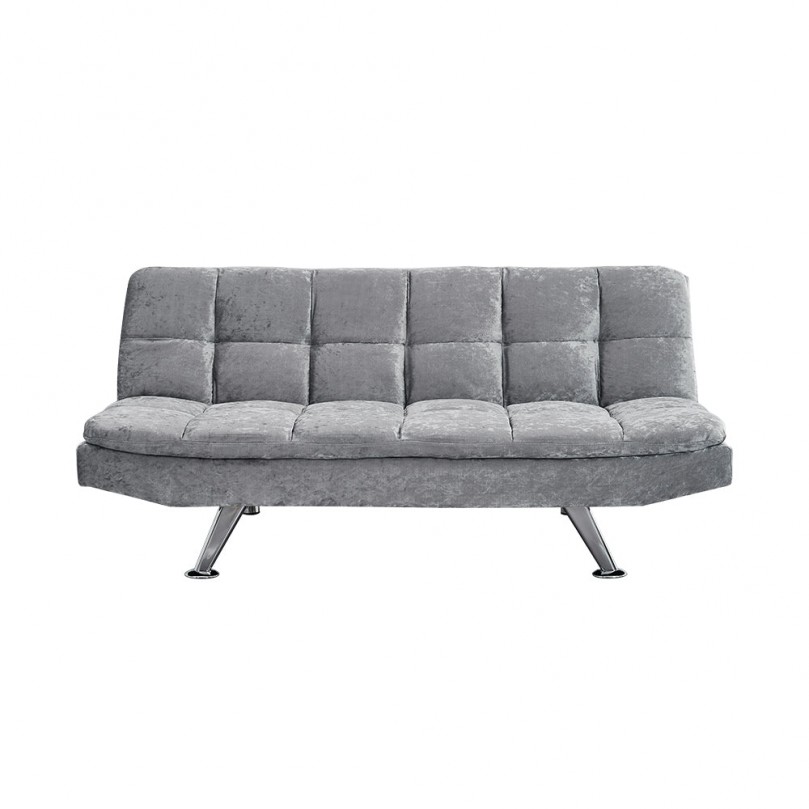 Velvet Grey 3 Seater Couch
