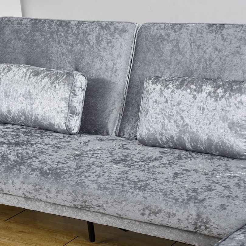 Luxury Dark Grey Sofa Bed
