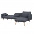Luxury Dark Grey Sofa Bed
