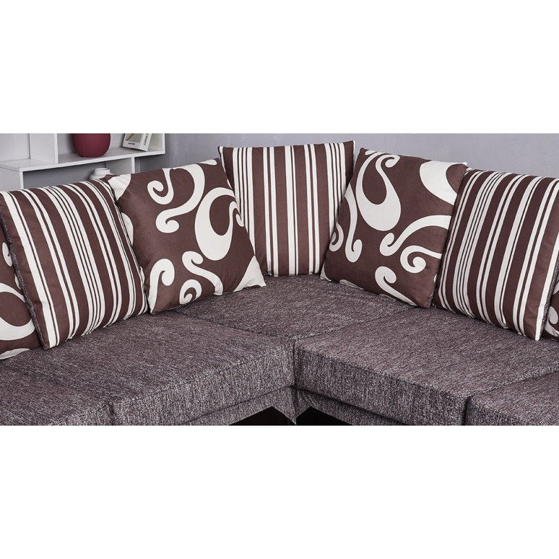 Brown Corner Sofa Recliner L shaped Brown Corner Sofa Recliner L shaped