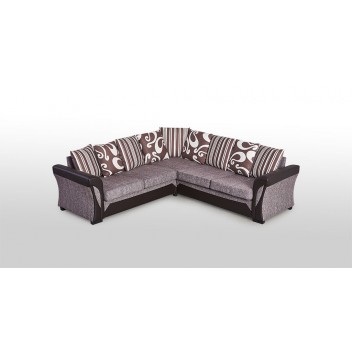 Brown Corner Sofa Recliner L shaped