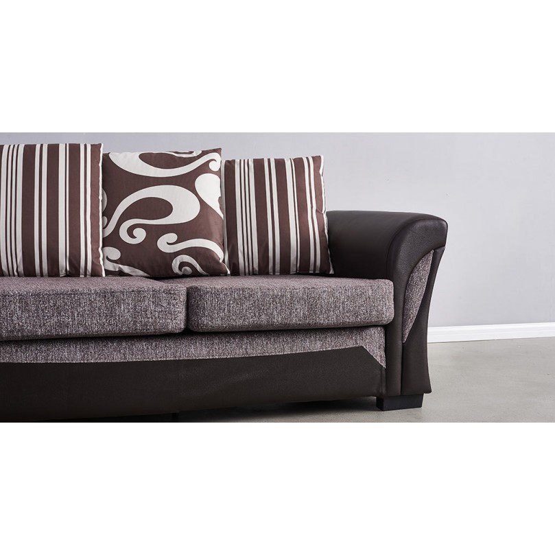 Brown Corner Sofa Recliner L shaped Brown Corner Sofa Recliner L shaped