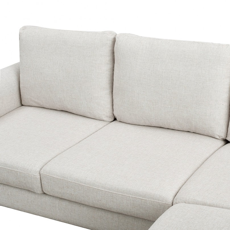 3 Seater Sofa with Footstool