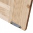Solid Wood Bookcase with Door
