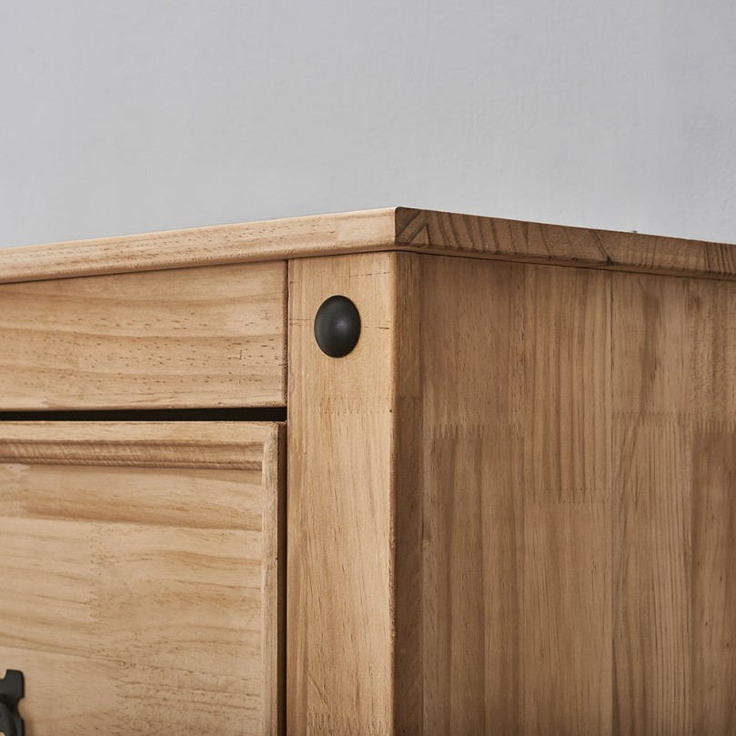 Tallboy Wardrobe with Drawers Oak Cabinet - Custom Alt by Opencart SEO Pack PRO