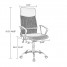 Adjustable Black Ergonomic Swivel Office Chair