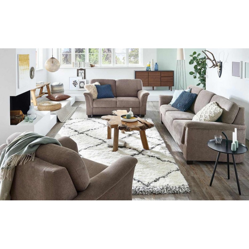 Panana Simple two-seater fabric sofa JSJ