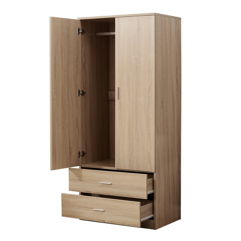 Wooden Wardrobe with Drawers Wooden Wardrobe with Drawers