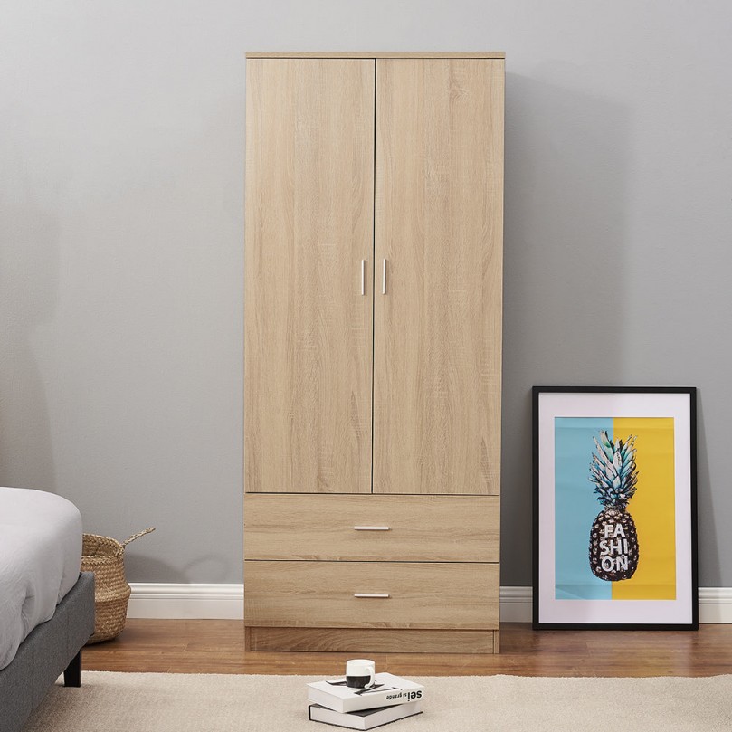 Wooden Wardrobe with Drawers Wooden Wardrobe with Drawers