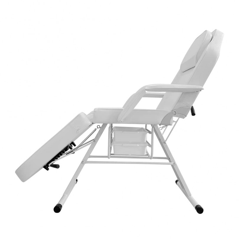 Massage Table 3 Section Adjustable Facial Table Tattoo Chair Spa & Salon, Tattoo  Chair with Plastic