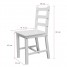Home Solid Pine Wood Dining Table Set with 4 Chairs Furniture Set Kitchen Dining Room Natural Pine Home Solid Pine Wood Dining Table Set with 4 Chairs Furniture Set Kitchen Dining Room Natural Pine