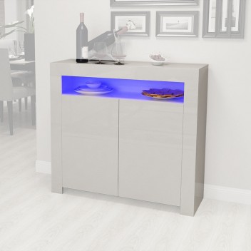 Gloss Cabinet with RGB Lights