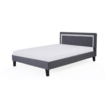 Grey Fabric Upholstered Bed Frame